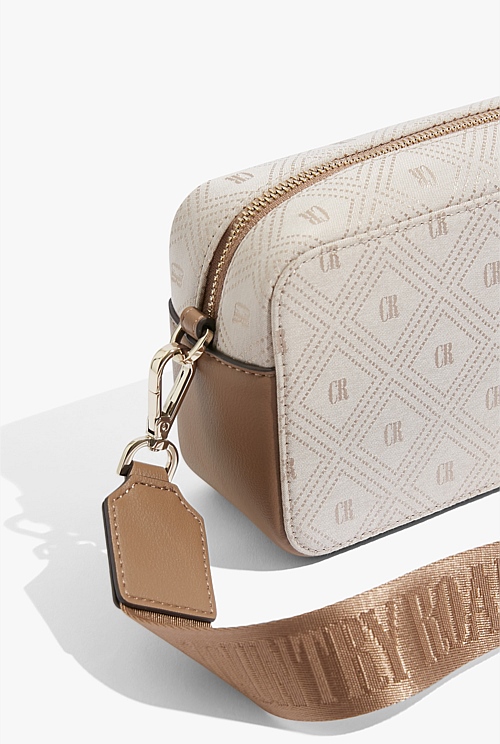 Natural Monogram Camera Bag Bags Country Road