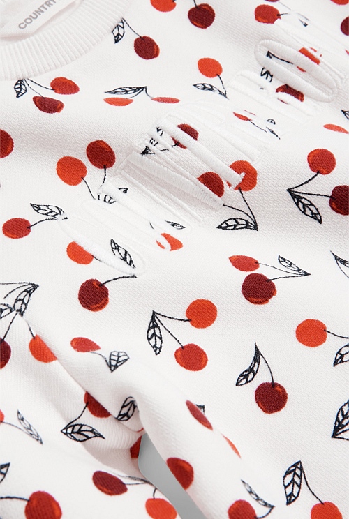 Marsh Cherry Australian Cotton Heritage Sweat Natural Fibres