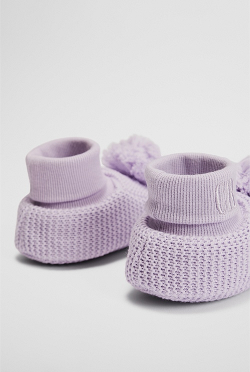 Sätila Of Sweden - Baby Girls Pink Belle Pom-Pom Booties
