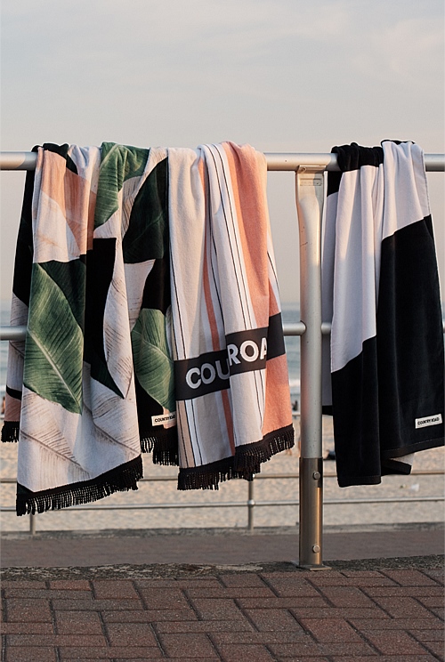 Black Barwon Beach Towel Beach Towels Country Road