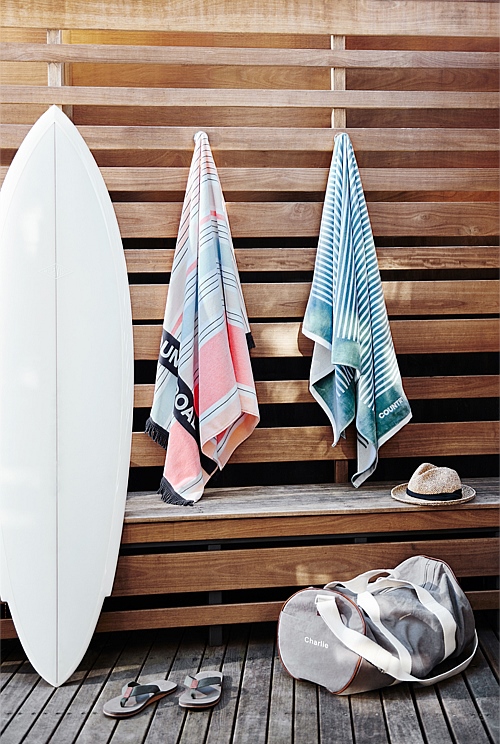 Mineral Green Fraser Beach Towel Beach Towels Country Road