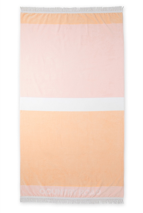 Peach Pink Airlie Beach Towel Beach Towels Country Road