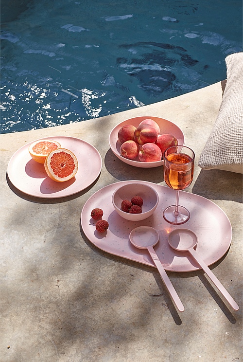 Rose Cape Salad Servers Serving Country Road