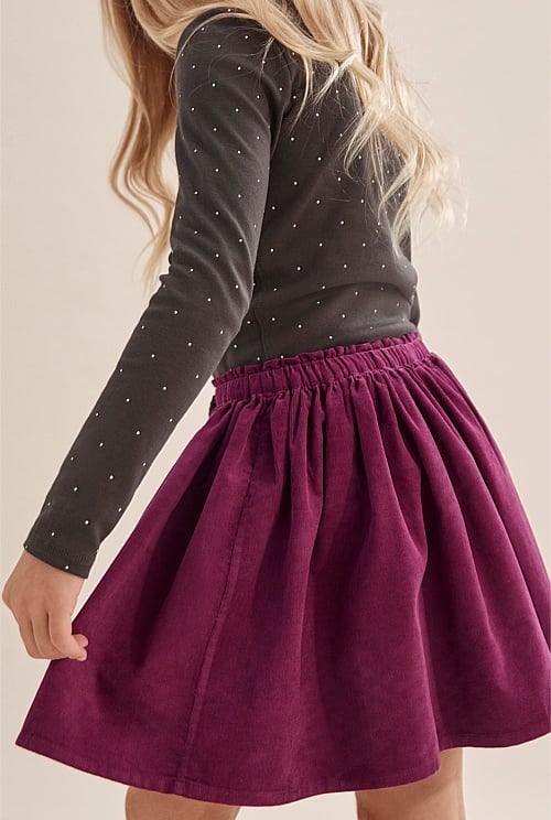 Berry Cord Skirt - Skirts | Country Road