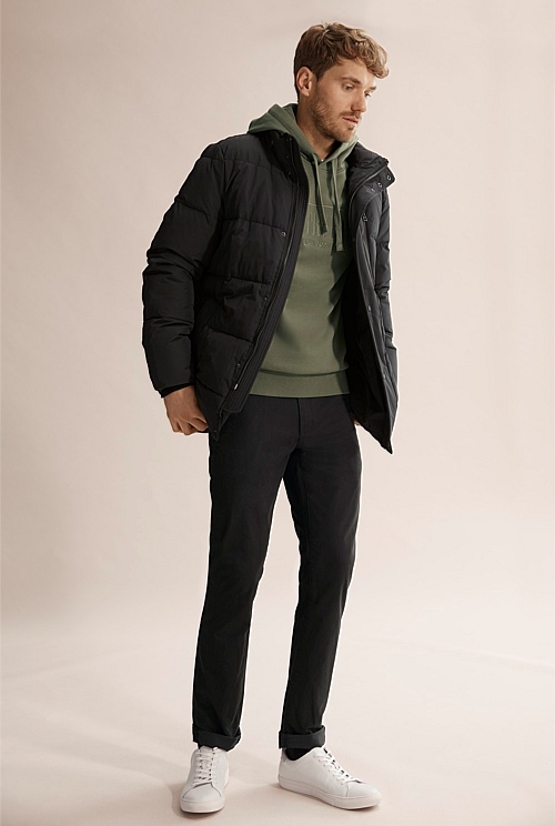 Olive Verified Australian Cotton Heritage Hooded Sweat Sweats