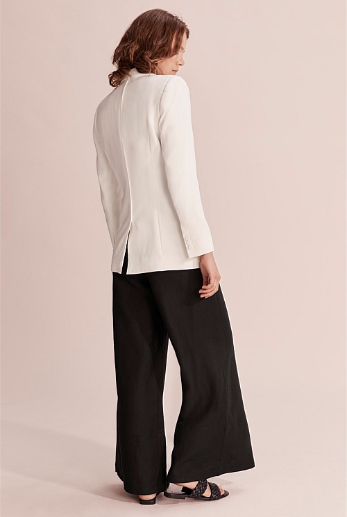 Antique White Longline Jacket Jackets & Coats Country Road